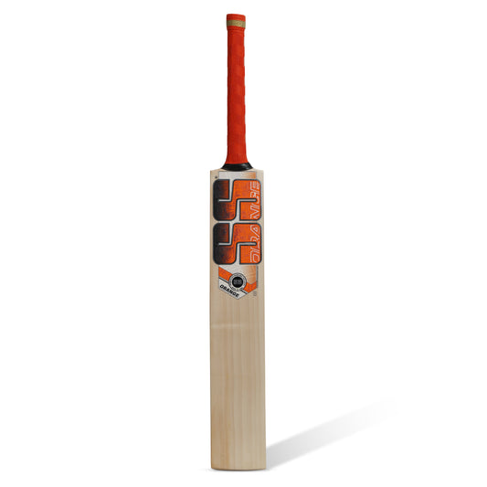 Orange English Willow Cricket Bat