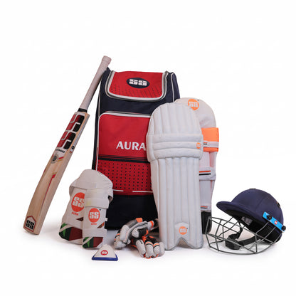 Aura Kashmir Willow Cricket Kit