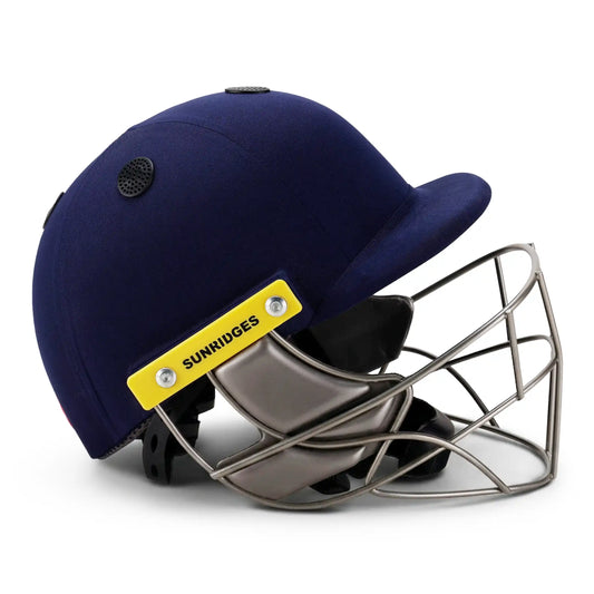 Player With Titanium Grill Helmet