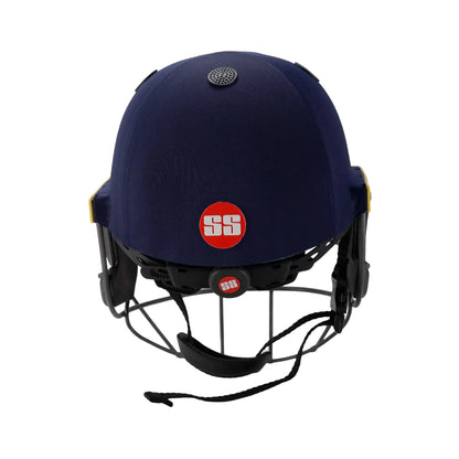 Player With Steel Grill Helmet