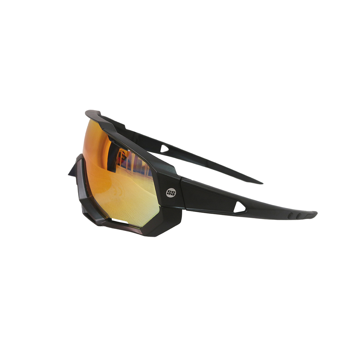 Carson Square Sunglasses | Matte Black & Silver Mirror Polarized | DIFF  Eyewear