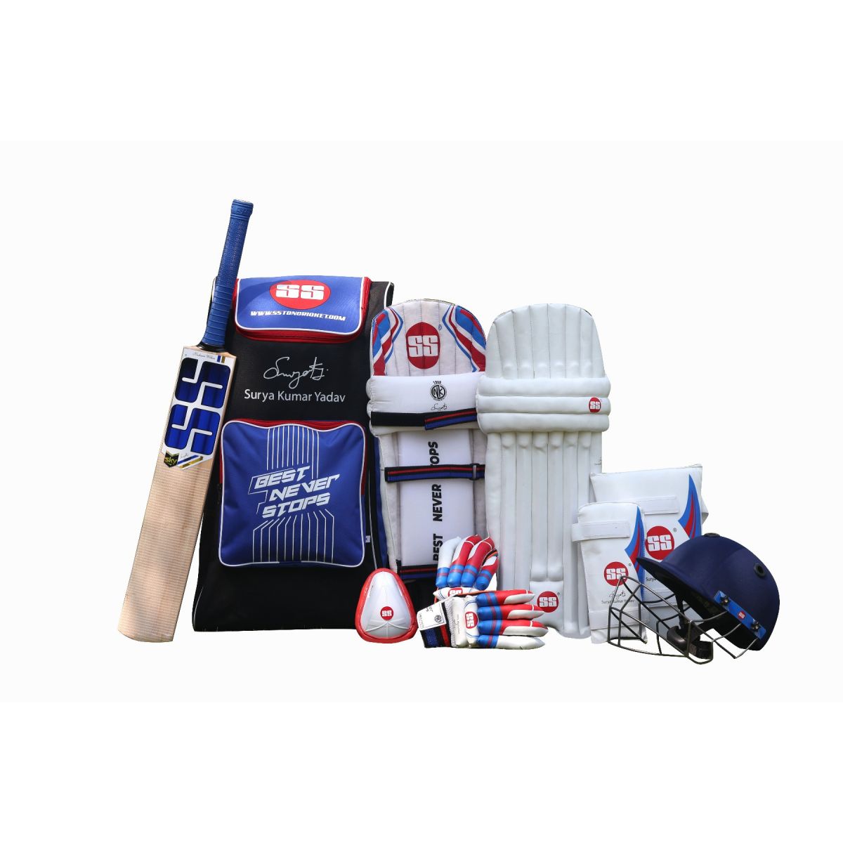 SS SKY Kashmir Willow Full Cricket Kit Men s | SS Cricket